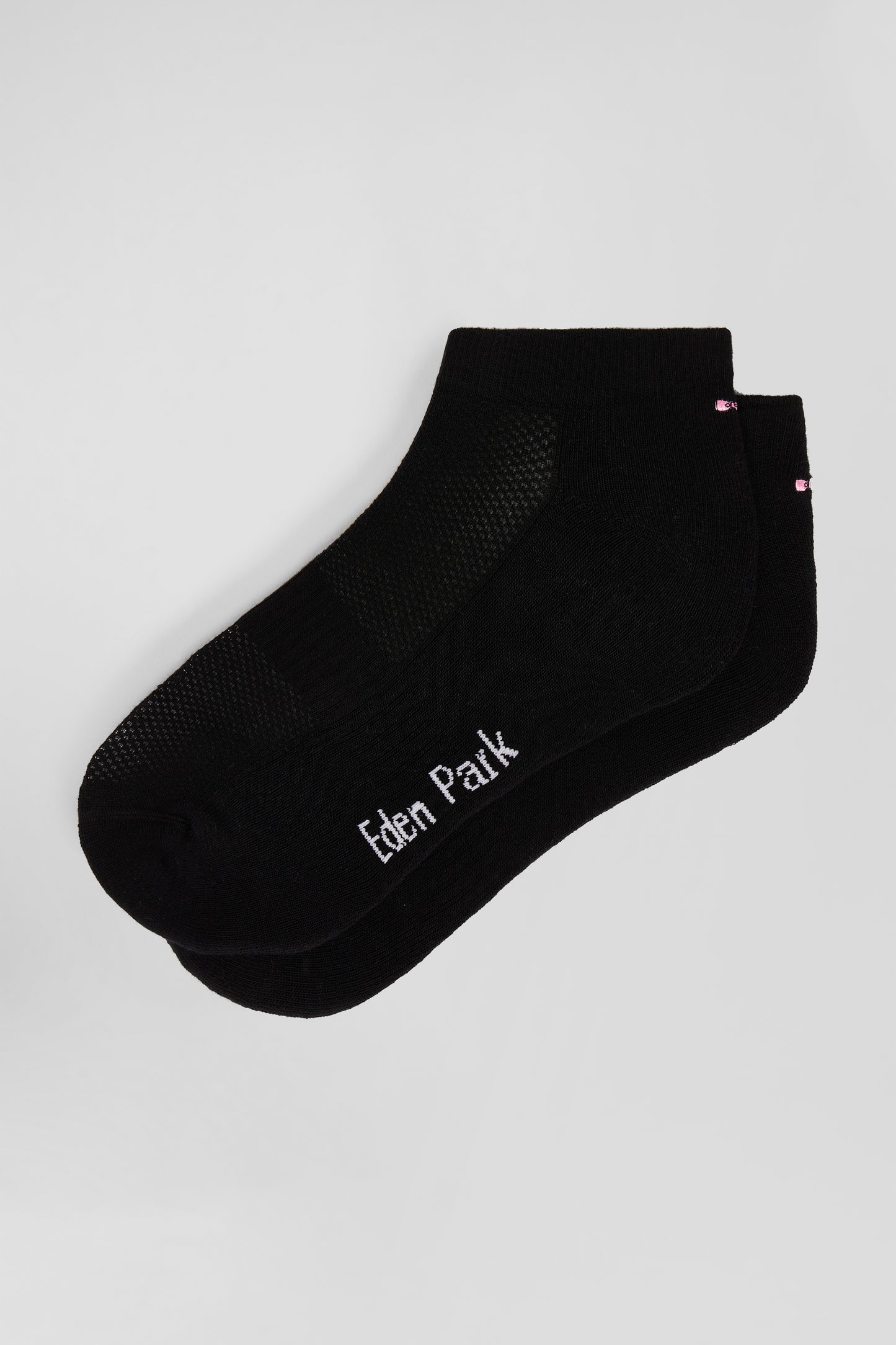 Chaussettes basses en coton stretch mélangé noires