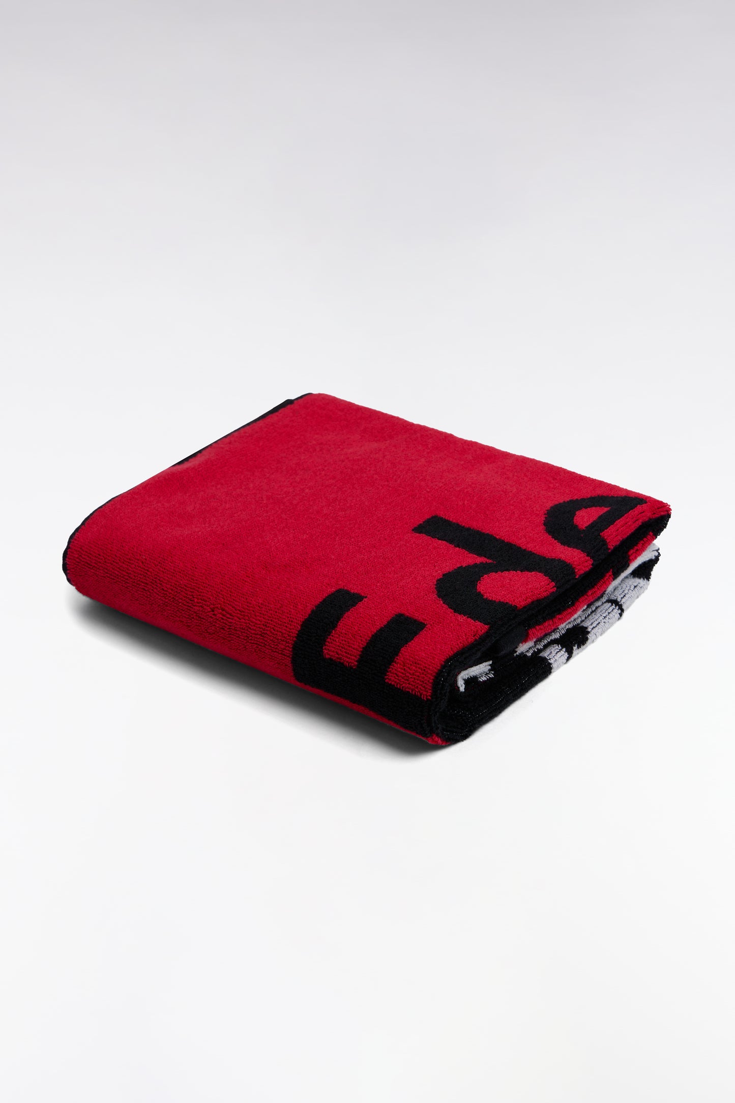 Drap de plage logo Eden Park en coton fuchsia