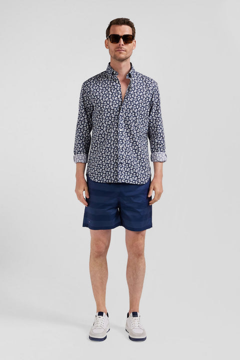 Navy blue swim shorts - Image 1