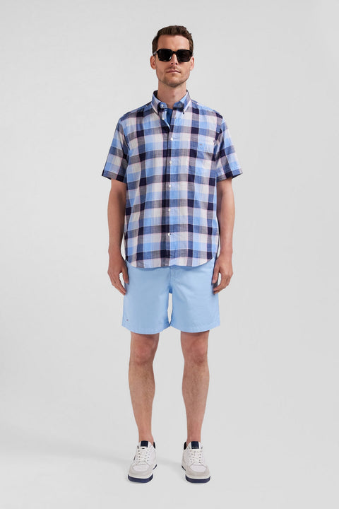 Checked blue shirt - Image 1