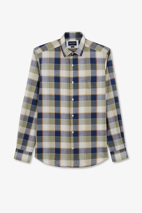 Blue checked shirt - Image 2
