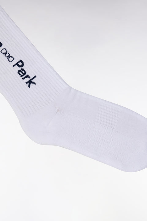 Chaussettes en coton stretch mélangé blanches jacquard Eden Park - Image 2