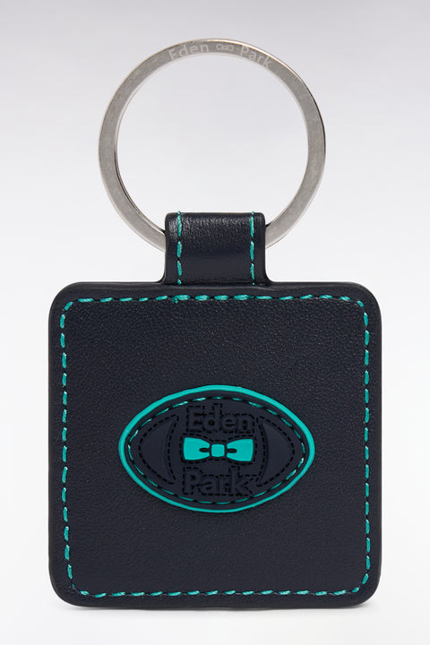 Porte-clefs en cuir vert - Image 1