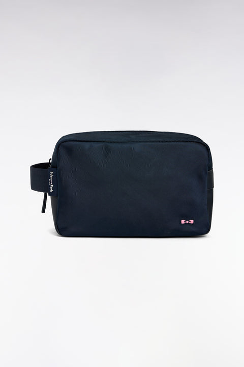 Trousse de toilette zippée marine - Image 1