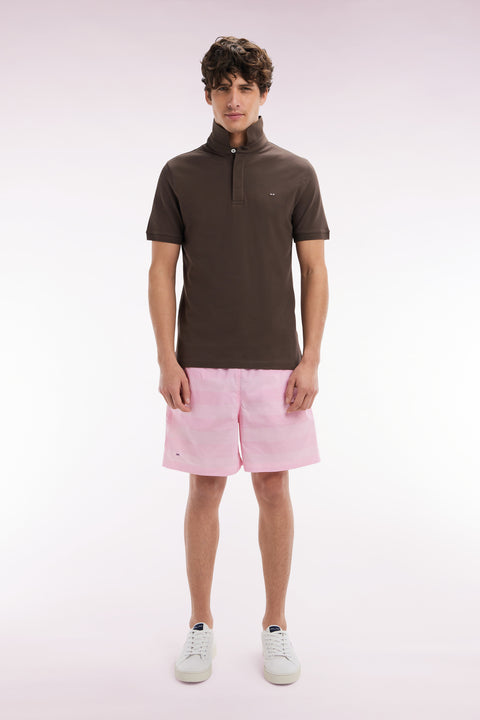 Maillot de bain cerclé rose - Image 1