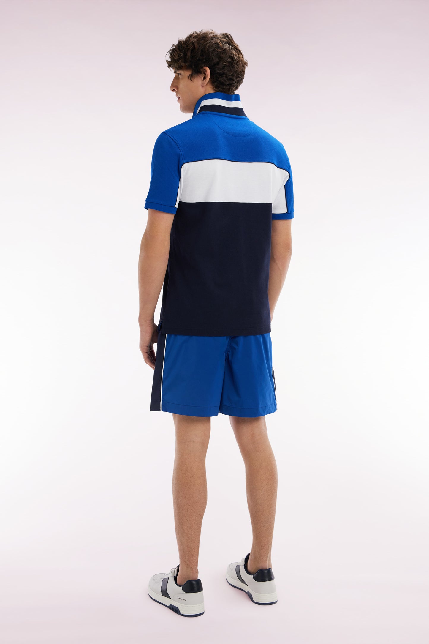 Maillot de bain tricolore marine