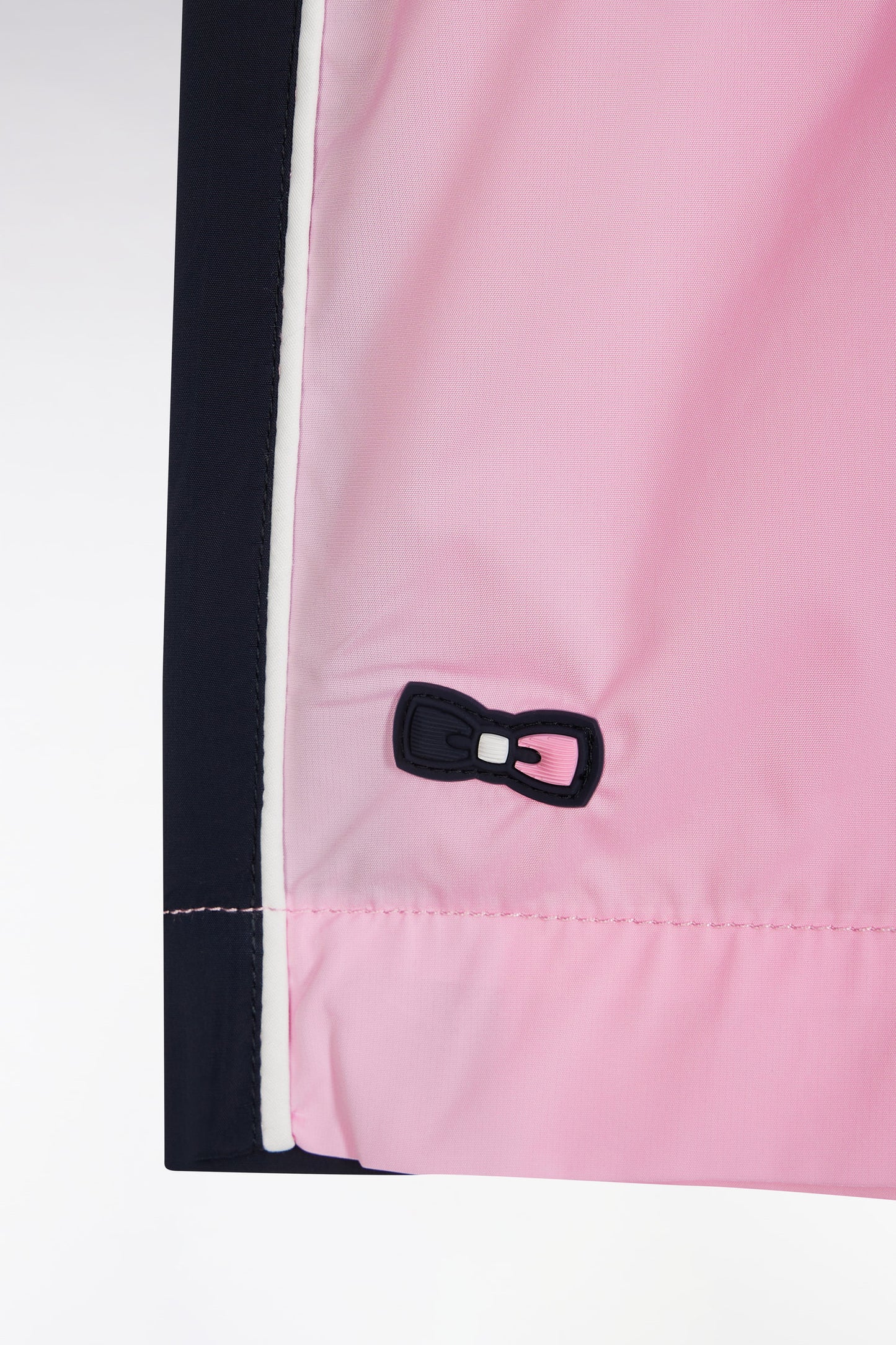 Maillot de bain tricolore rose