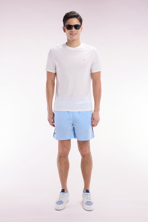 Maillot de bain ciel à détails tricolores - Image 1