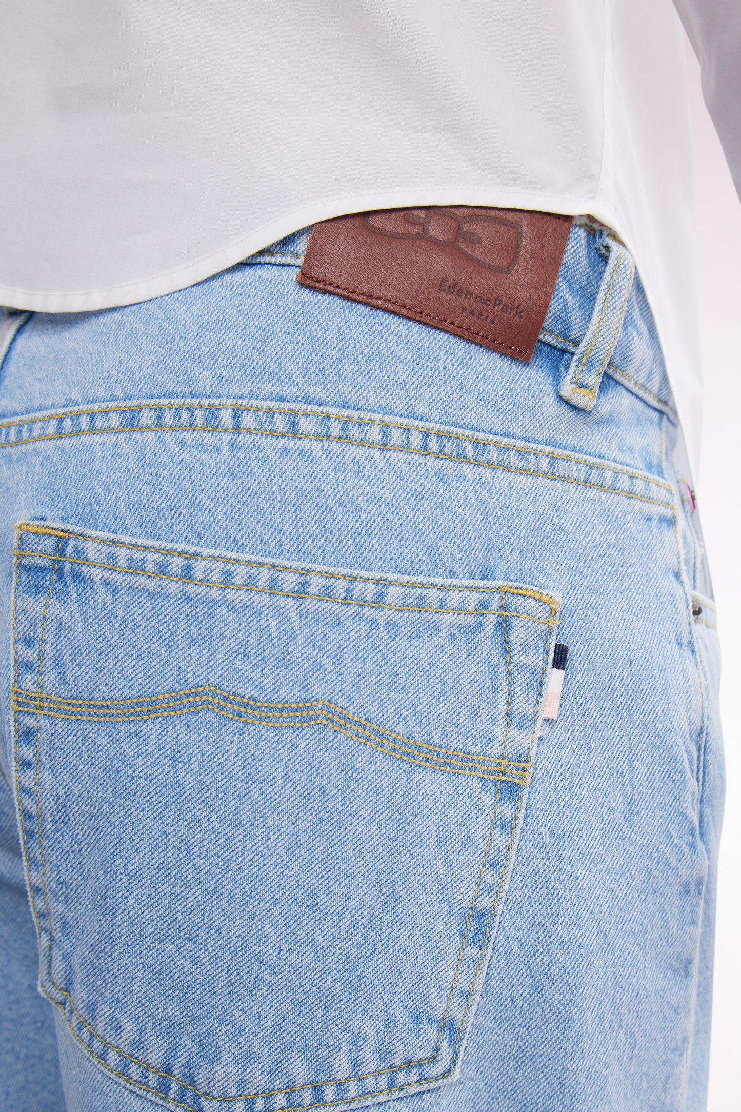 Blue denim 5-pocket boyfriend jeans PHOTO ERROR