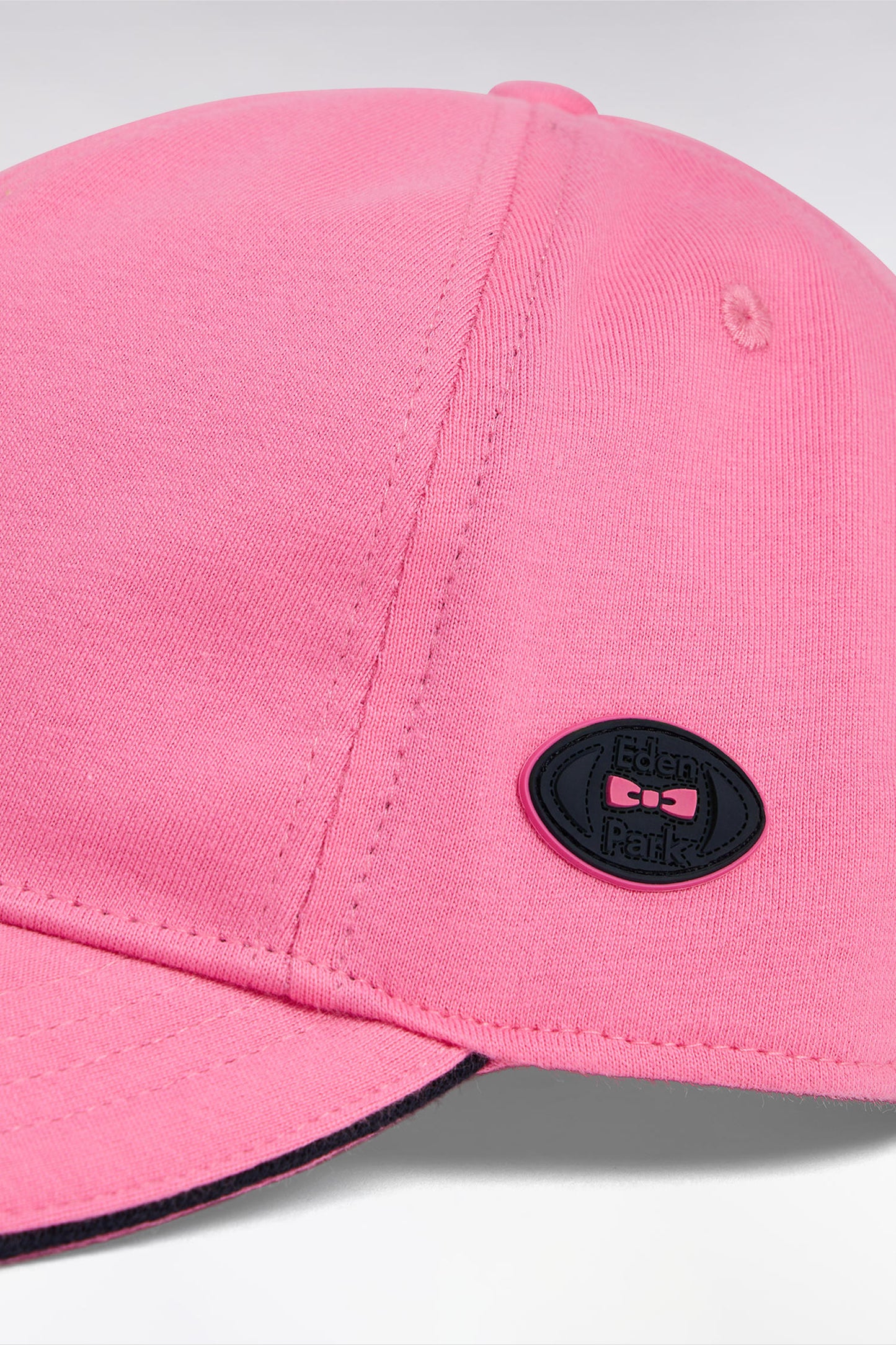 Pink cotton jersey cap