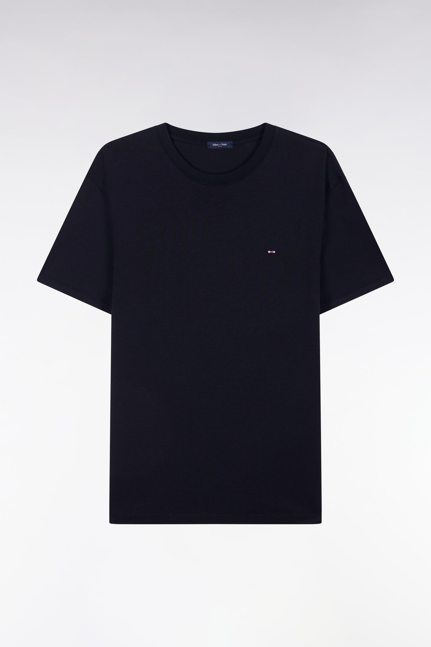 T-shirt bleu marine coupe droite