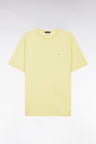 Straight-fit yellow Pima cotton T-shirt