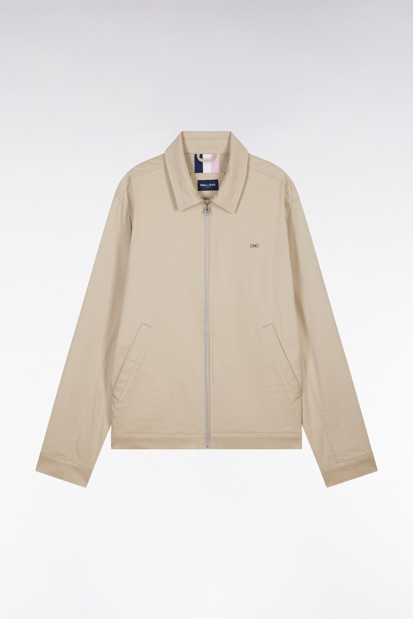 Beige zipped jacket