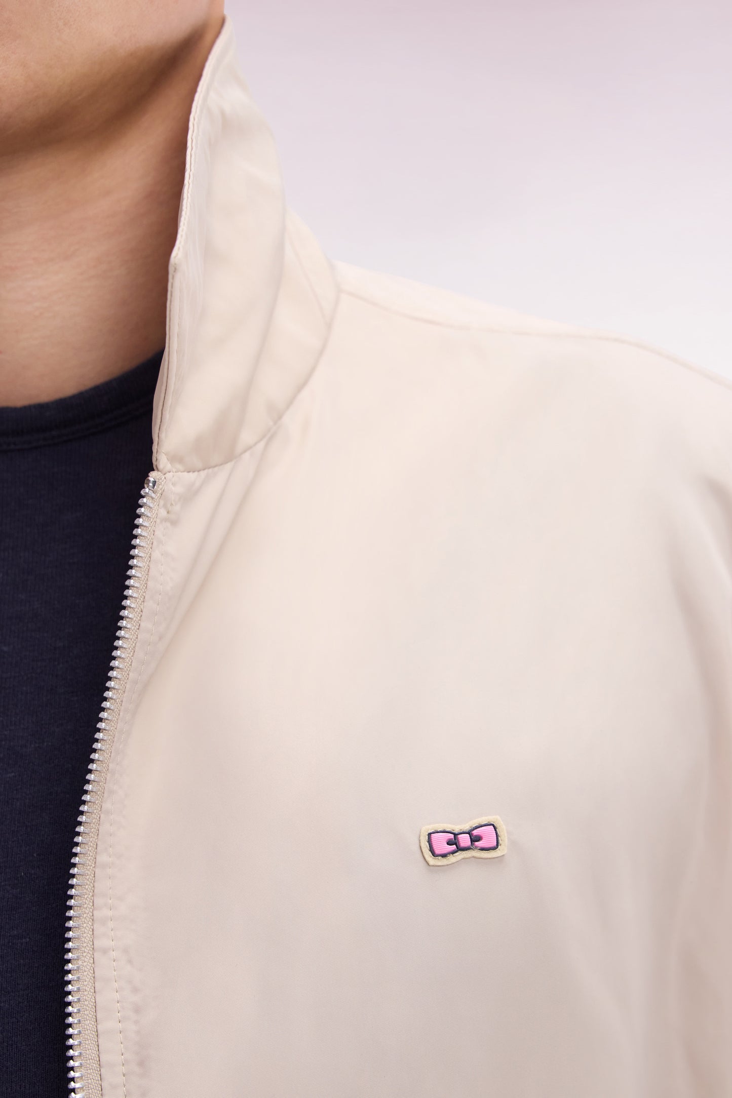 Beige zipped jacket
