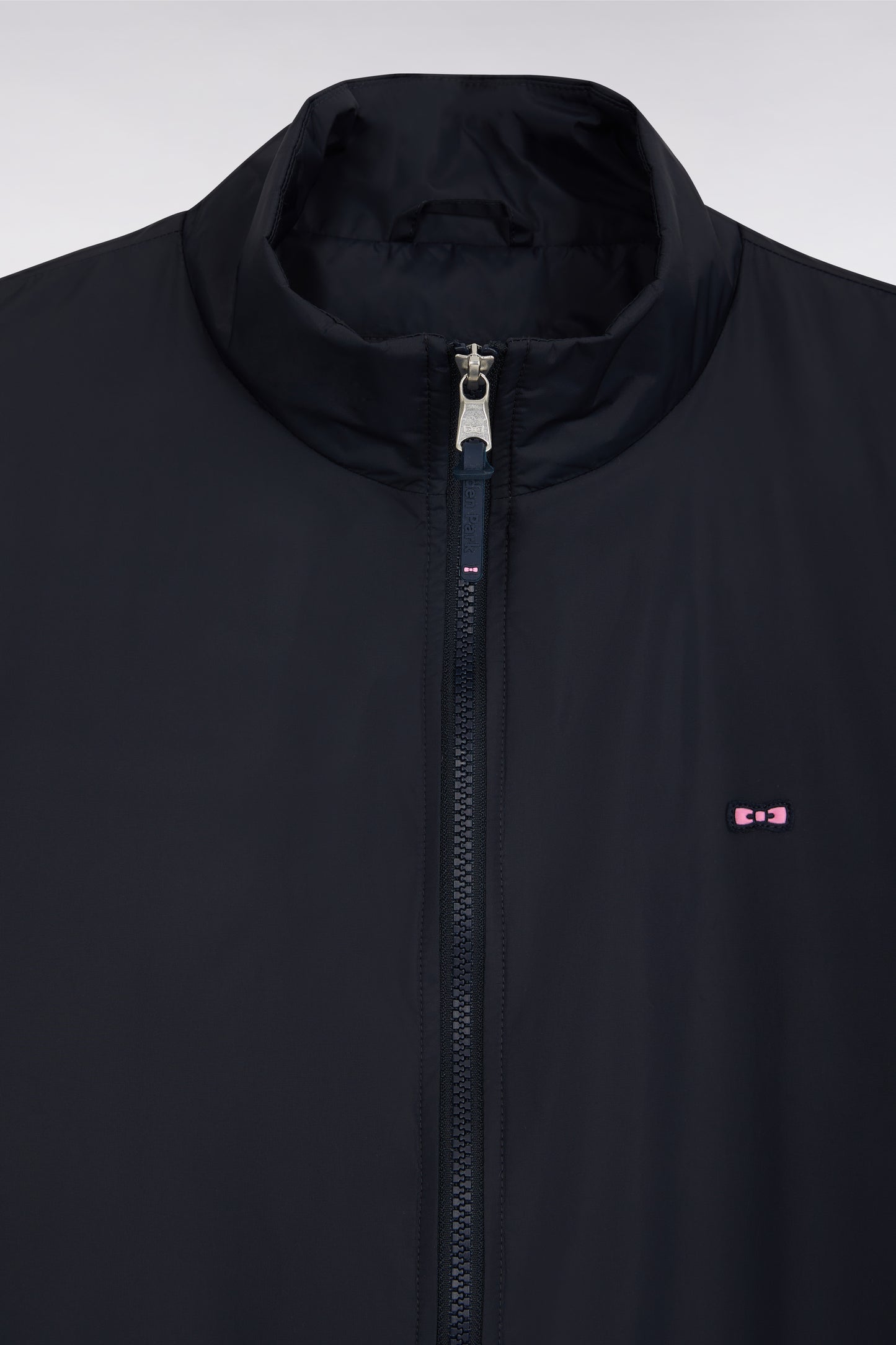 Blouson coupe-vent en nylon marine