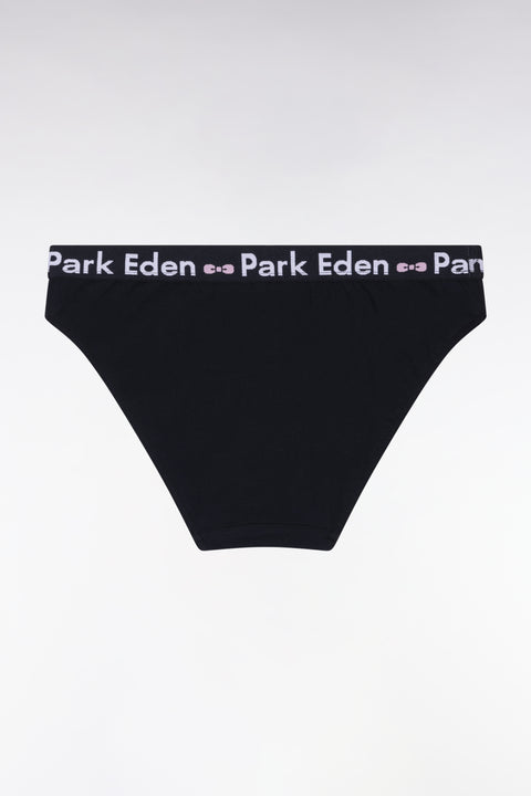 Culotte en coton stretch marine - Image 2