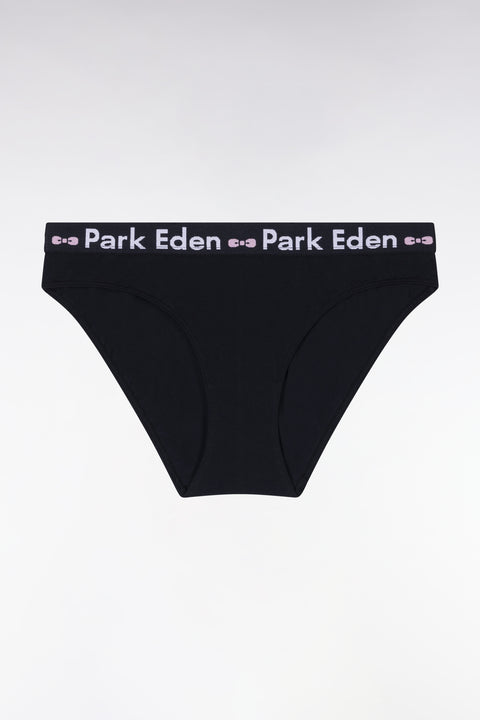 Culotte en coton stretch marine - Image 1