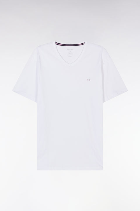 Pyjama court en jersey de coton gris short à micromotifs - Image 1