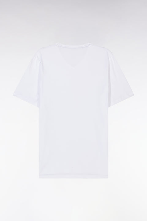 Pyjama court en jersey de coton gris short à micromotifs - Image 2