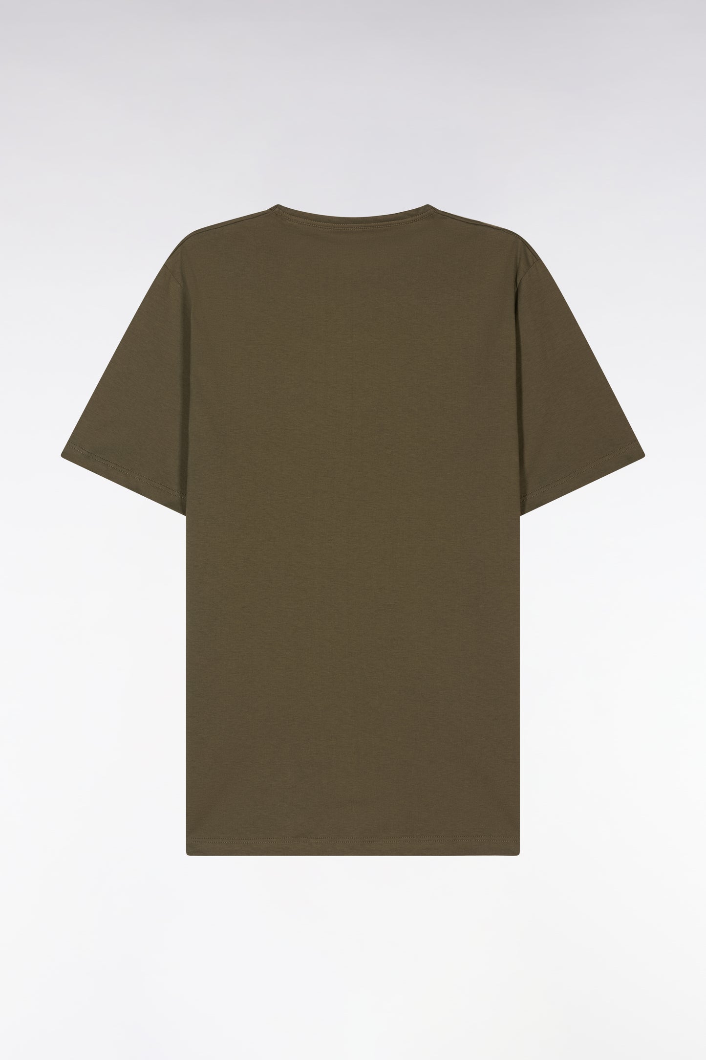 Pyjama court en jersey de coton kaki short à micromotifs