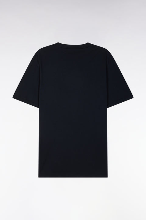 Pyjama court en jersey de coton bleu et marine - Image 2