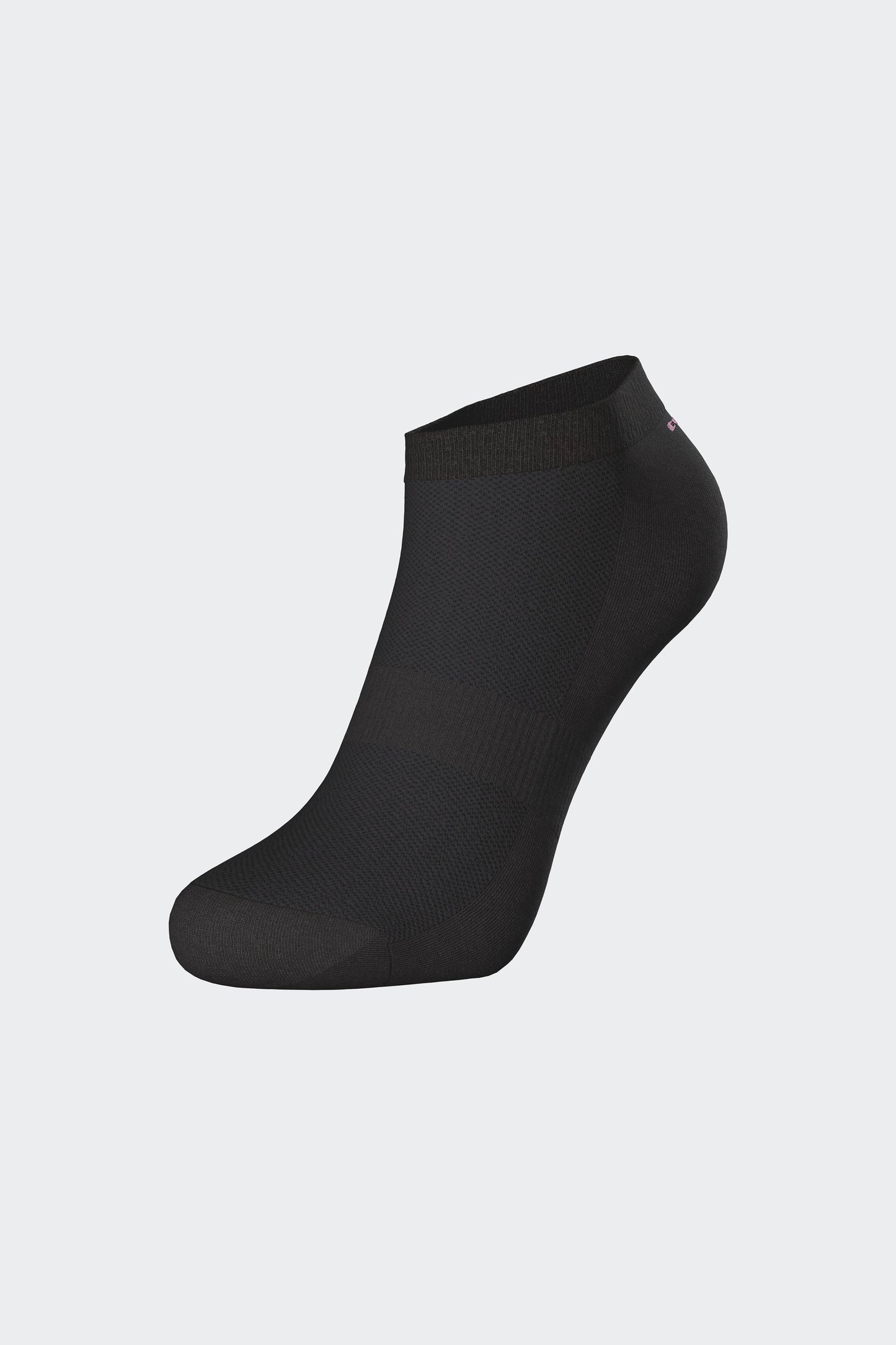 Paire de chaussettes basses en coton mélangé noir