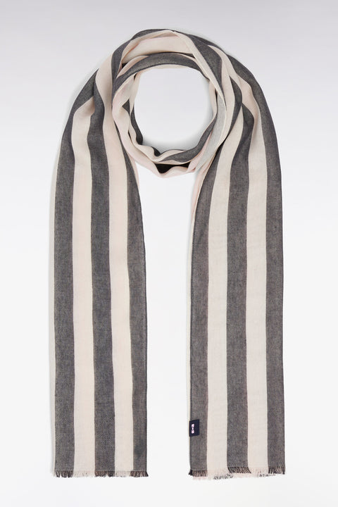 Écharpe en coton mélangé rose - Image 1