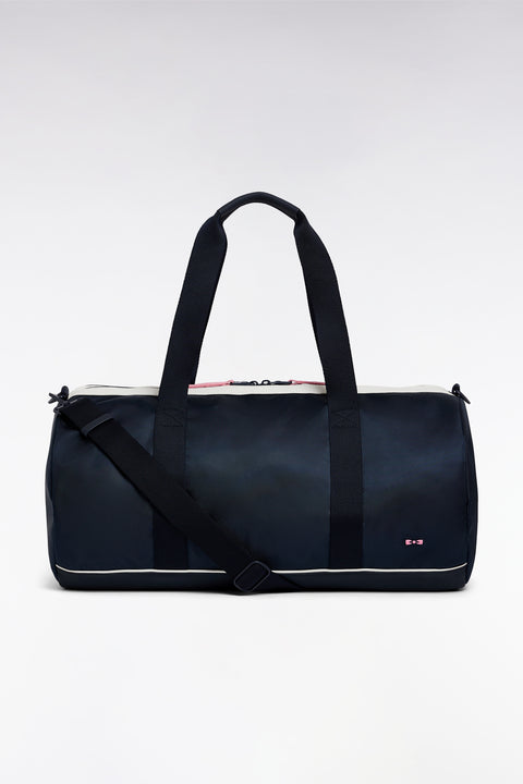 Sac de sport bimatière marine colorblock - Image 1