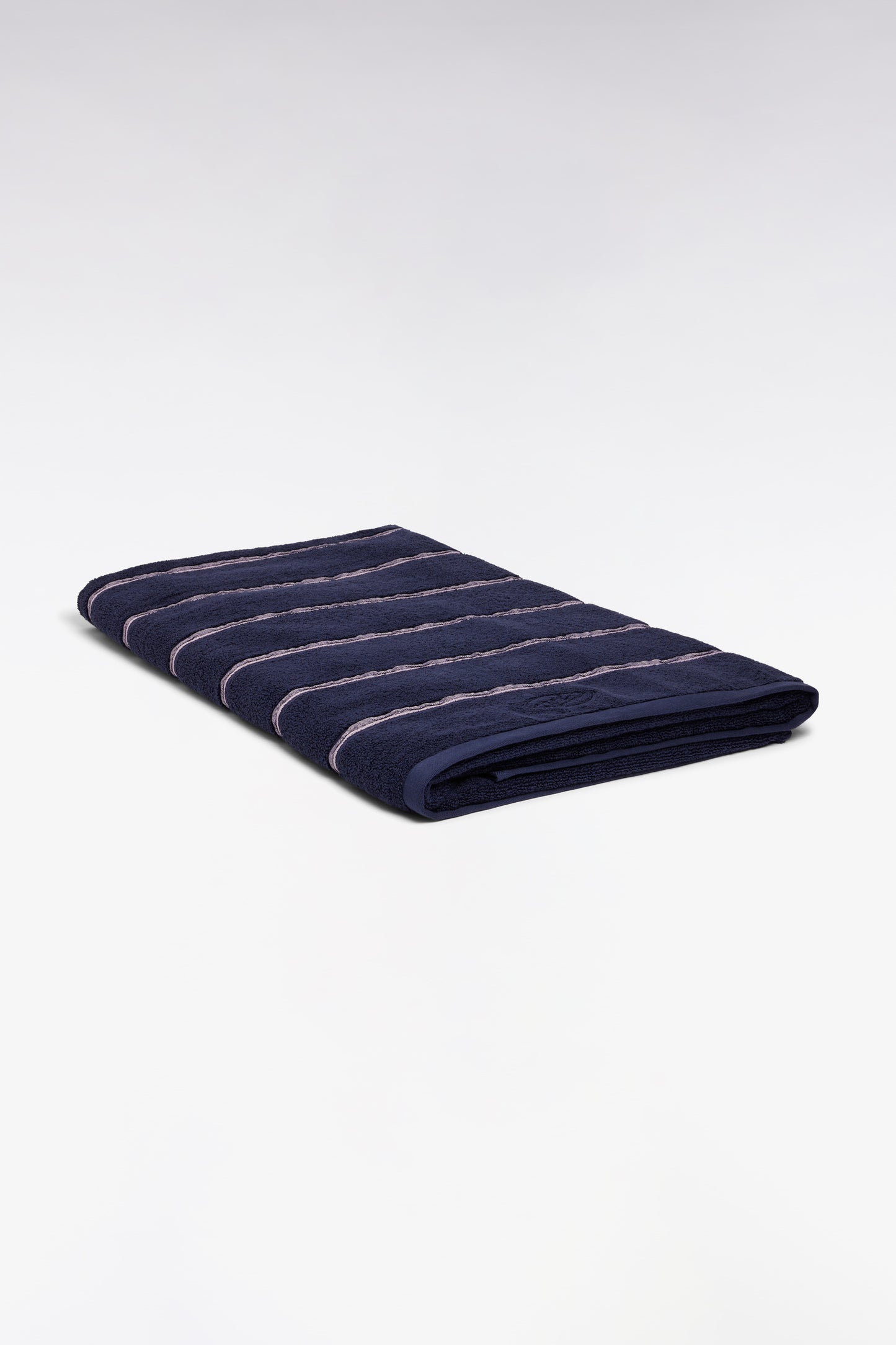 Serviette de plage en coton marine