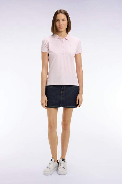 Jupe courte droite en denim brut - Image 3