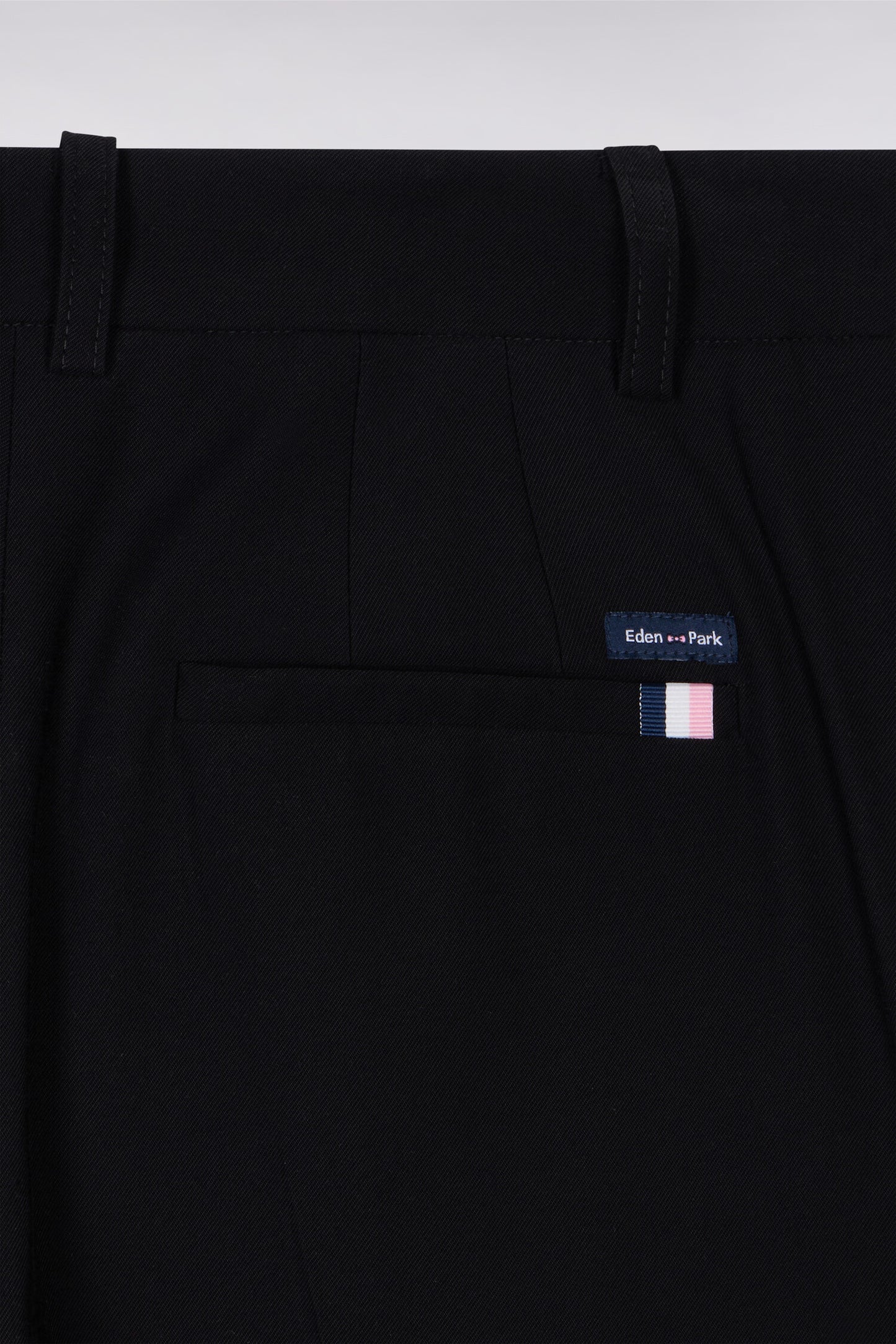 Black fluid flare pants