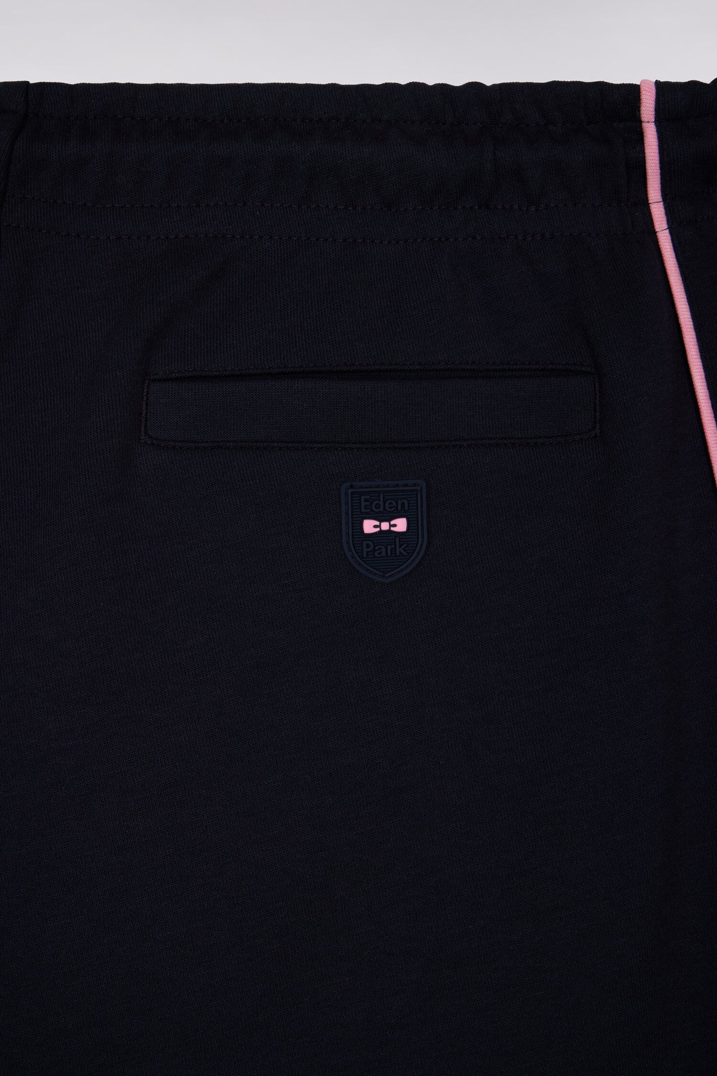 Jogging en coton mélangé marine coupe regular