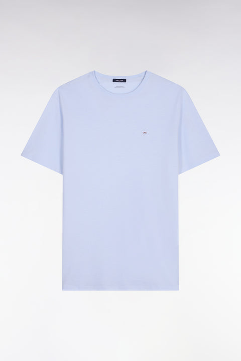 T-shirt à manches courtes en coton Pima ciel coupe regular - Image 2