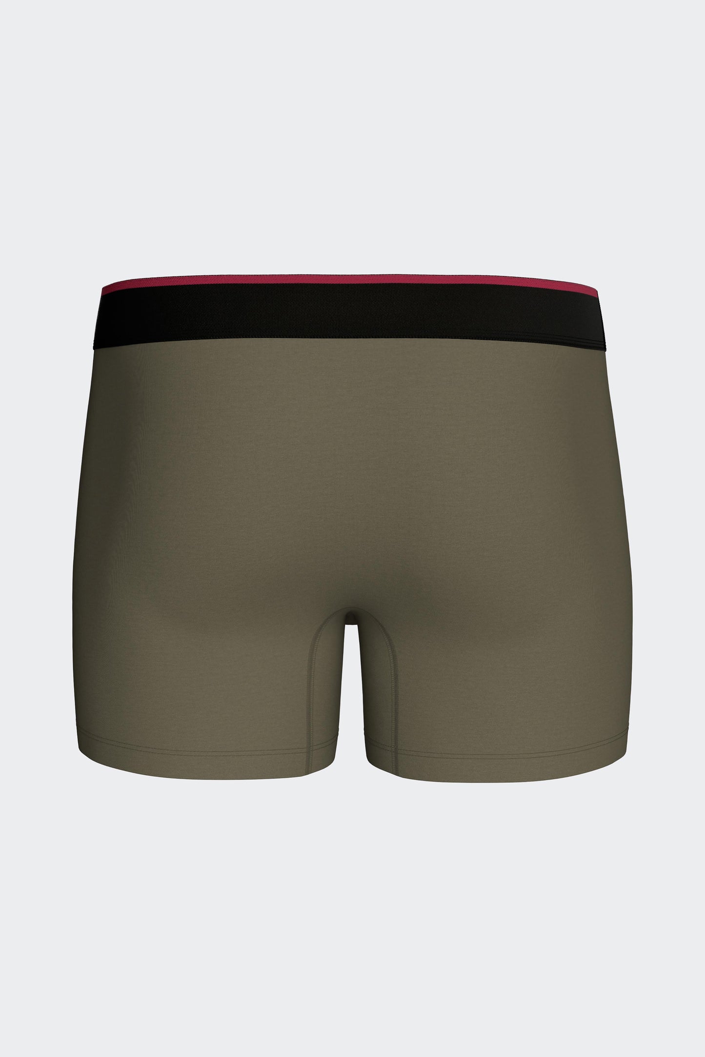 Boxer en jersey de coton stretch kaki