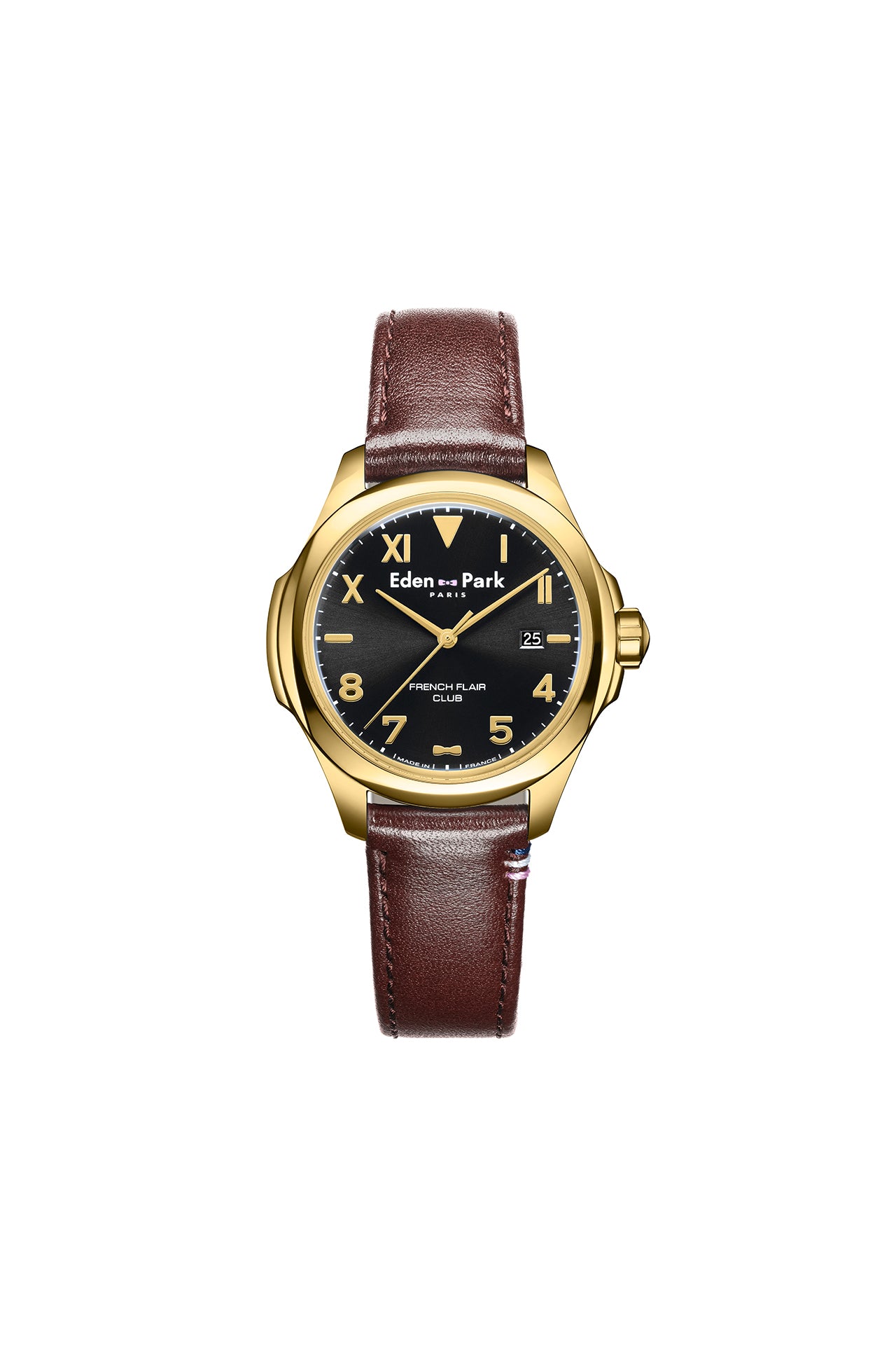 Montre à quartz Noire et Or