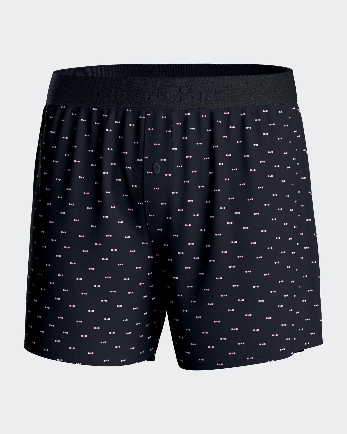 Pyjama court marine short à micromotifs