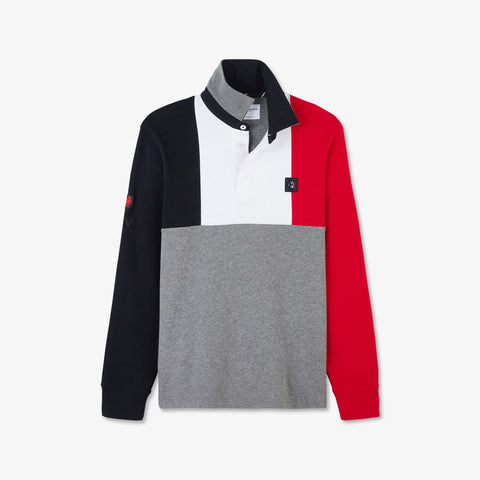 Maillot colorblock à broderies XV de France - Image 2