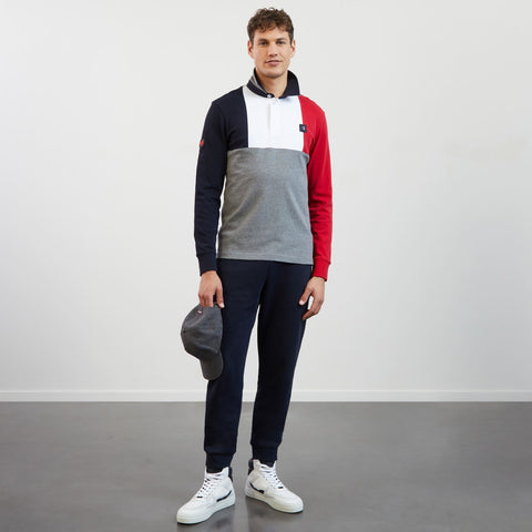 Maillot colorblock à broderies XV de France - Image 1