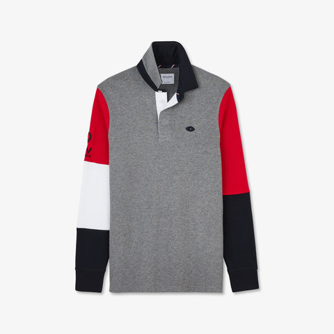 Maillot gris colorblock XV de France manches longues - Image 2