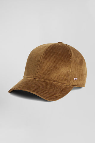 Hazelnut corduroy cap