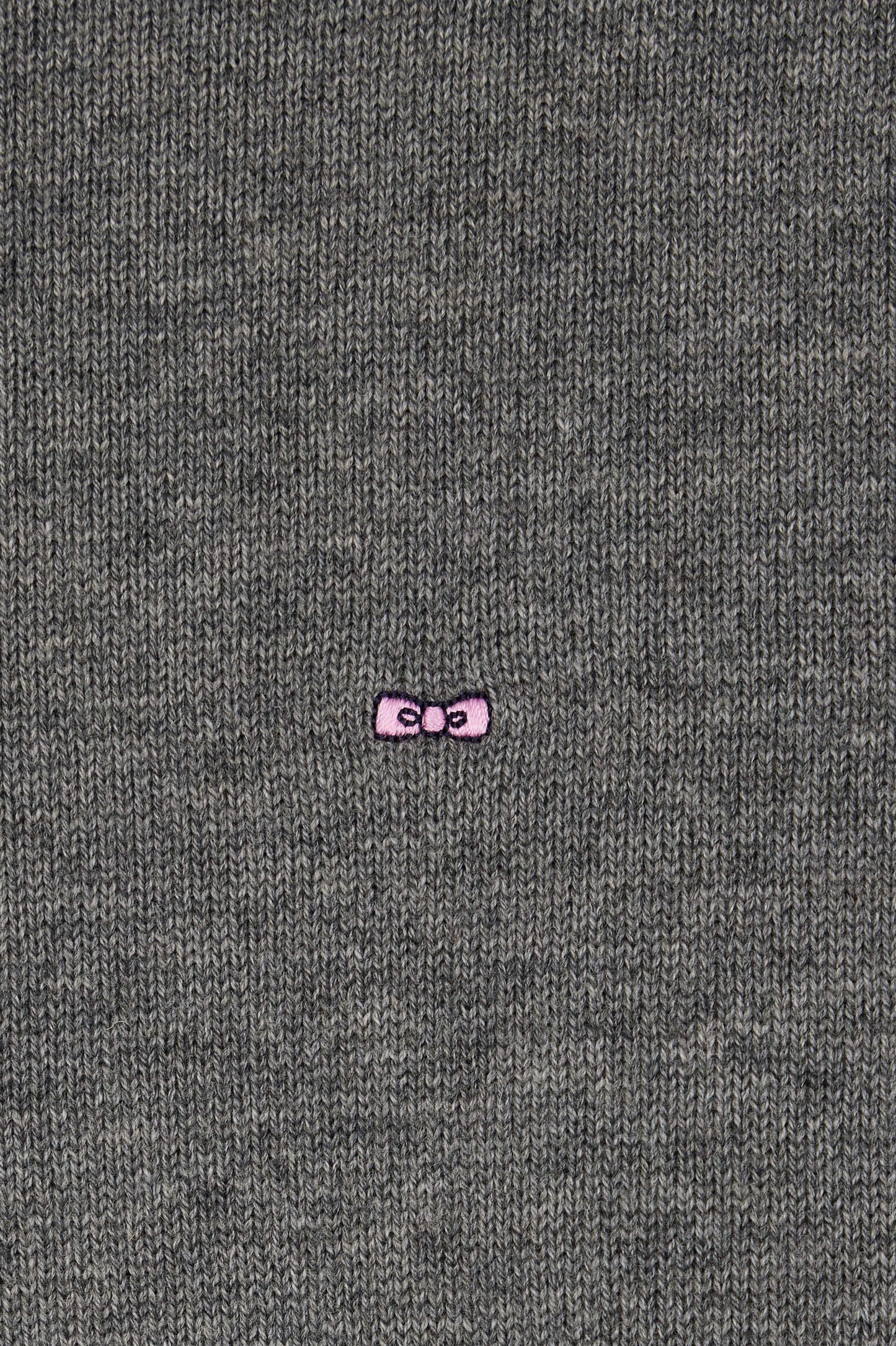 Pull col roulé en laine et coton gris anthracite coupe Relaxed