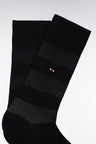 Chaussettes en coton stretch mélangé noires