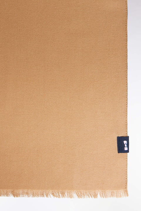 Écharpe frangée ocre - Image 2