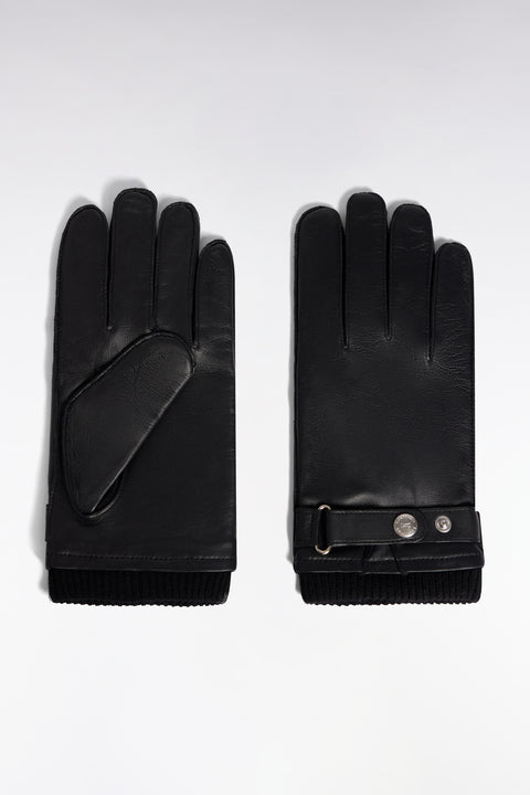 Gants en cuir noirs - Image 1