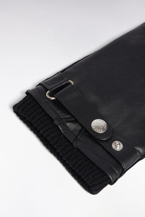 Gants en cuir noirs - Image 2