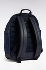 Navy nylon backpack