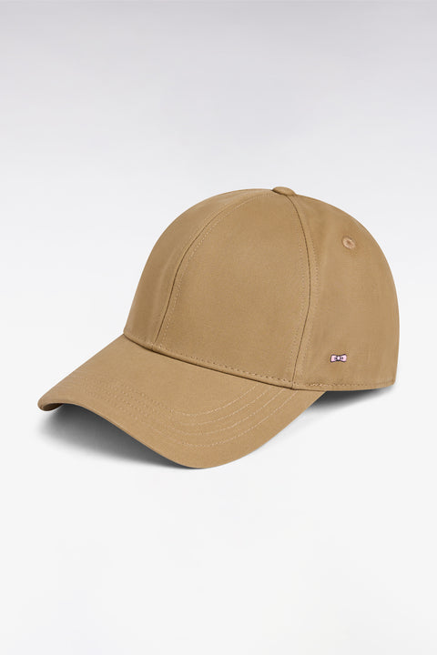 Casquette en piqué coton beige - Image 1