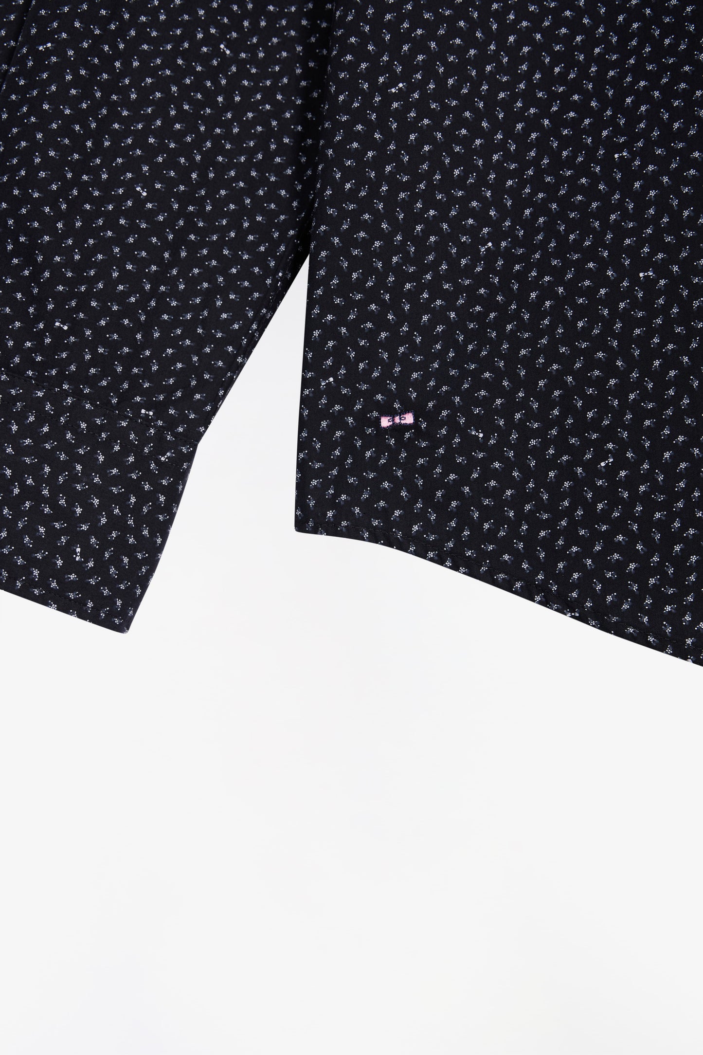 Chemise en coton bleu gris