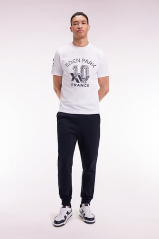 Jogging en molleton marine XV de France coupe droite