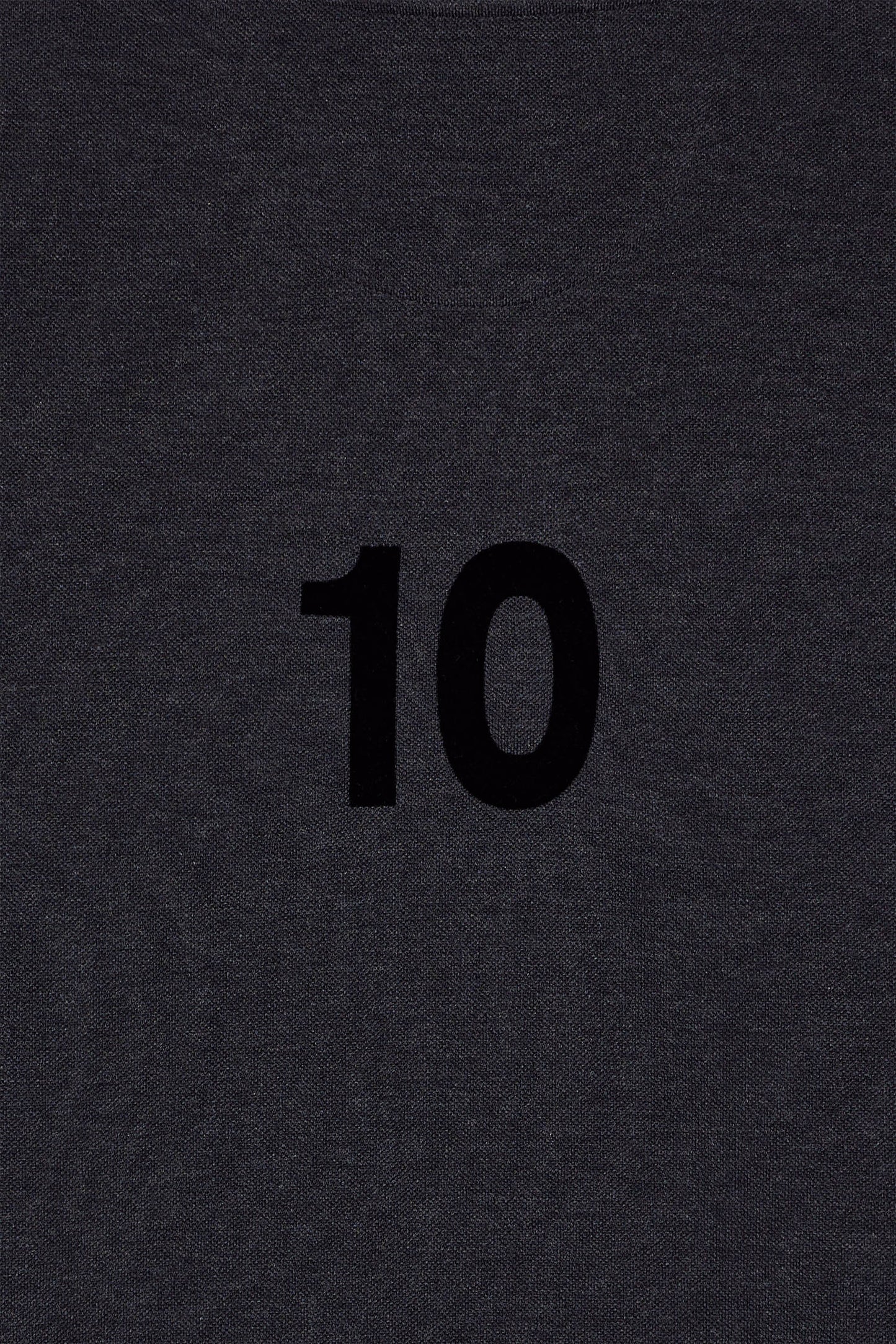 New Zealand short-sleeved polo shirt in grey cotton piqué, loose fit
